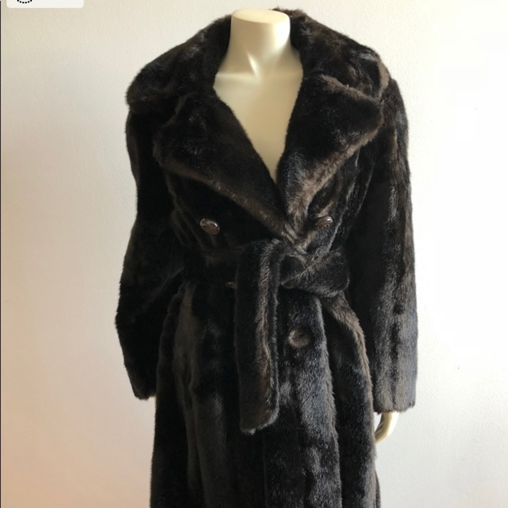 Vintage Saks Fifth Full Length Mink Coat